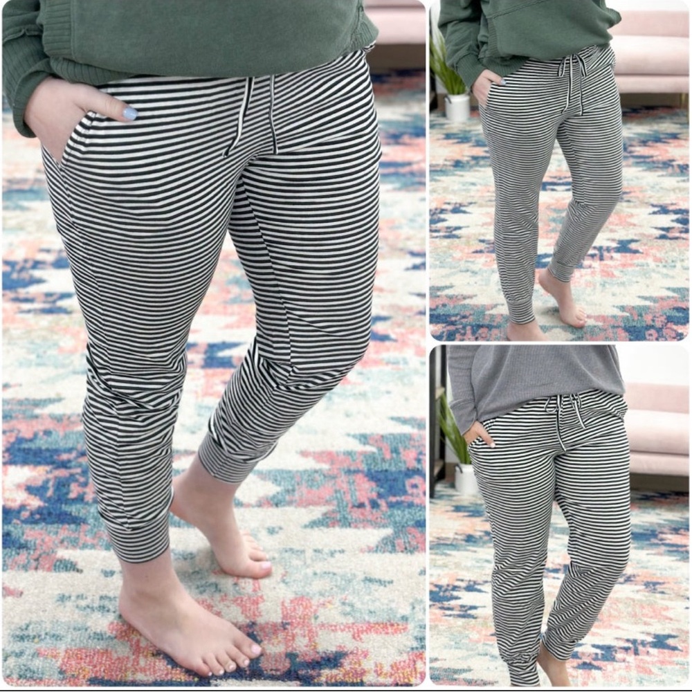 Striped Joggers